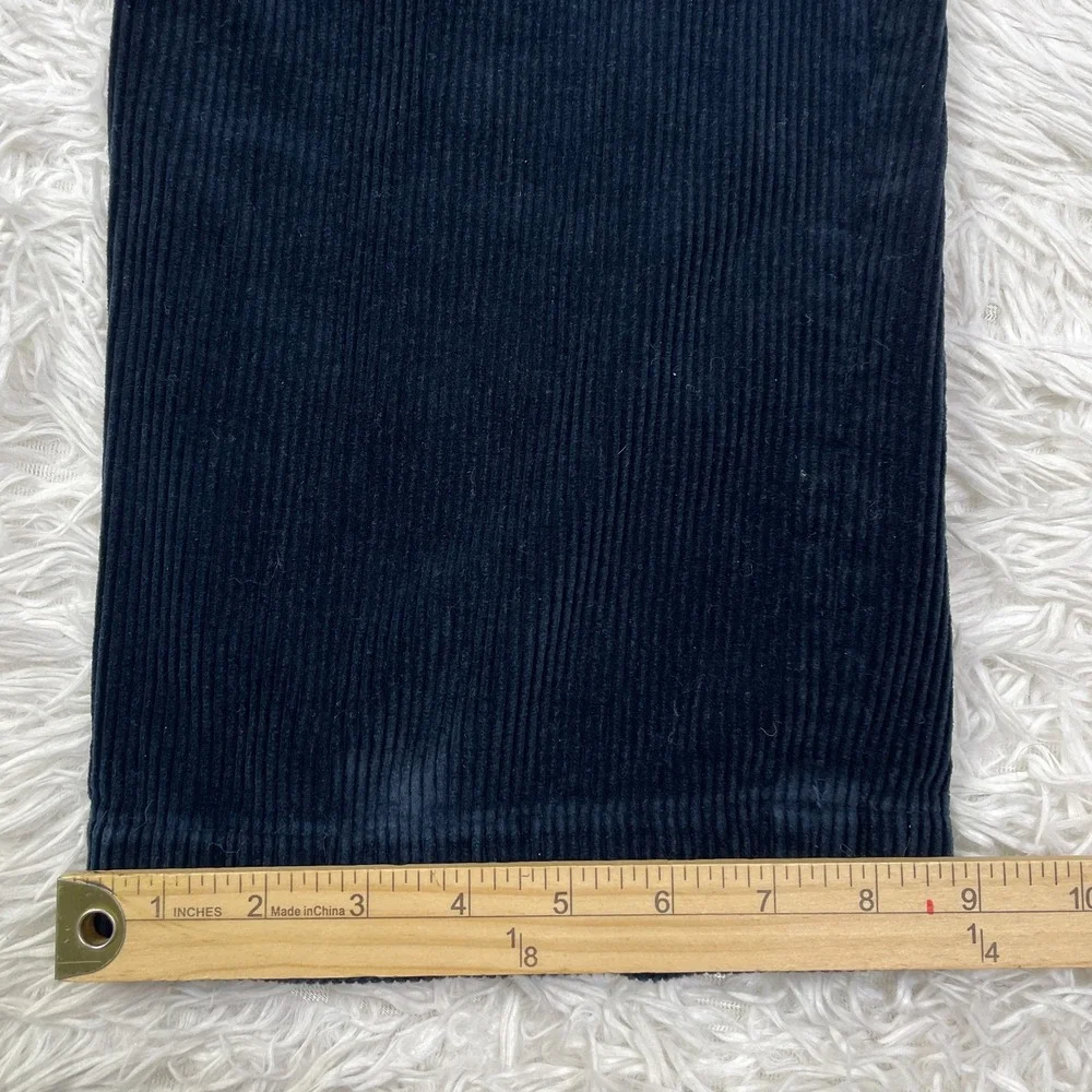 VTG Polo Ralph Lauren Pants Mens 38x30 Blue Corduroy Preston Pant Cotton Casual - Picture 14 of 15